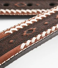 Tooled Leather Belt