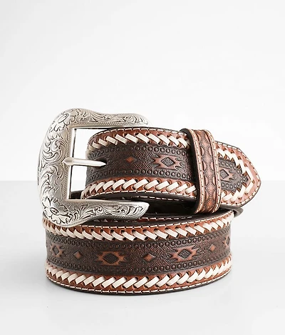 Tooled Leather Belt