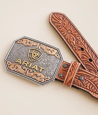 Tooled Leather Belt