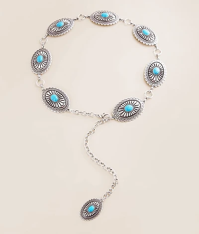 Embossed Chain Belt
