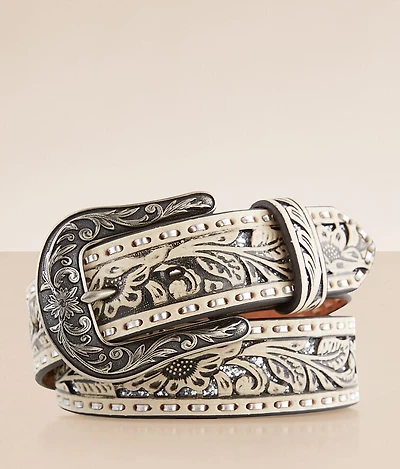 Embossed Leather Belt