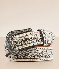 Embossed Leather Belt