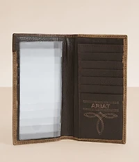 Laser 2 Tone Leather Rodeo Wallet