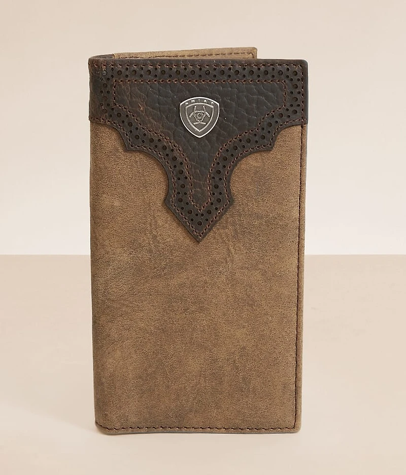 Laser 2 Tone Leather Rodeo Wallet