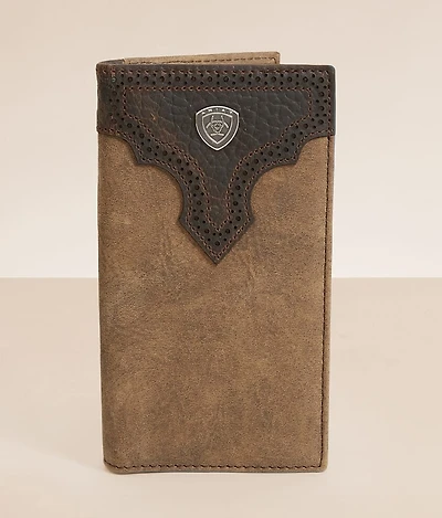Laser 2 Tone Leather Rodeo Wallet