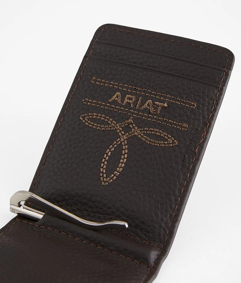 Money Clip Leather Wallet