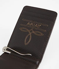Money Clip Leather Wallet