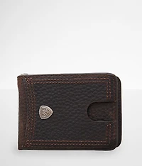 Money Clip Leather Wallet