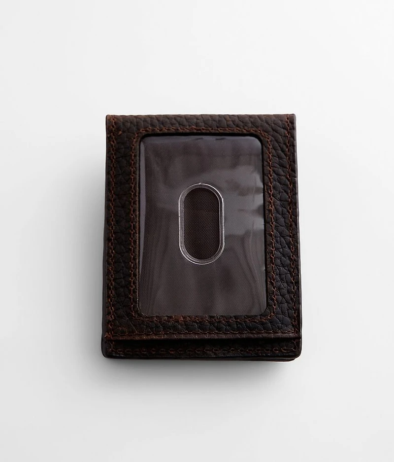 Bottle Opener Leather Money Clip Wallet