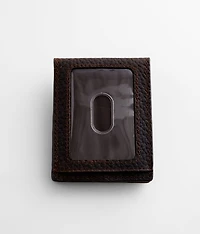 Bottle Opener Leather Money Clip Wallet