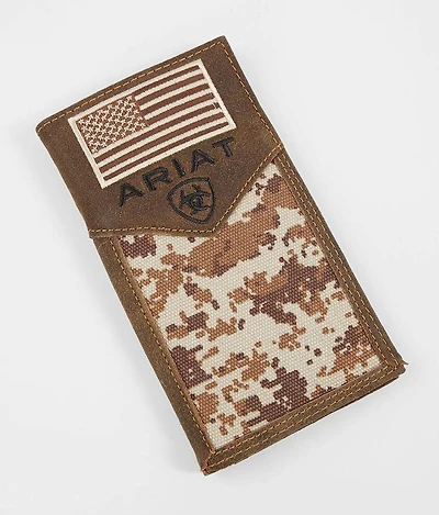 Patriot Camo Rodeo Leather Wallet