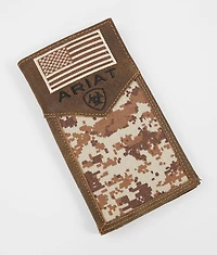Patriot Camo Rodeo Leather Wallet