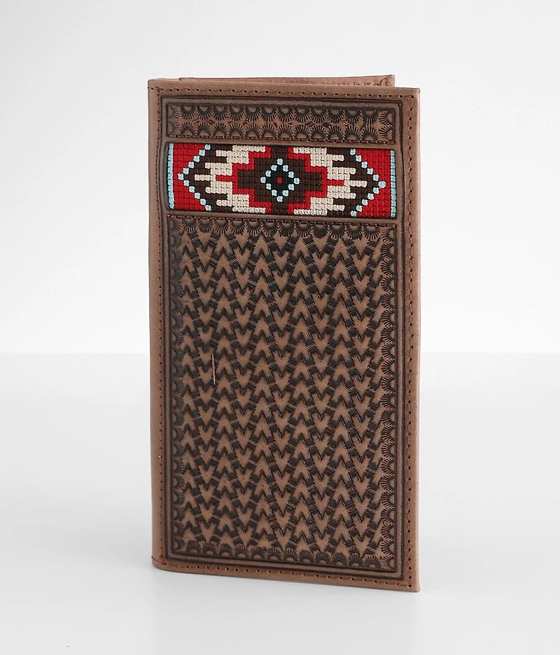 Embroidery Rodeo Leather Wallet