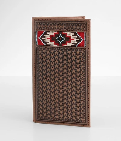 Embroidery Rodeo Leather Wallet