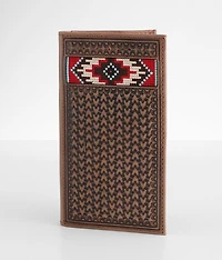 Embroidery Rodeo Leather Wallet