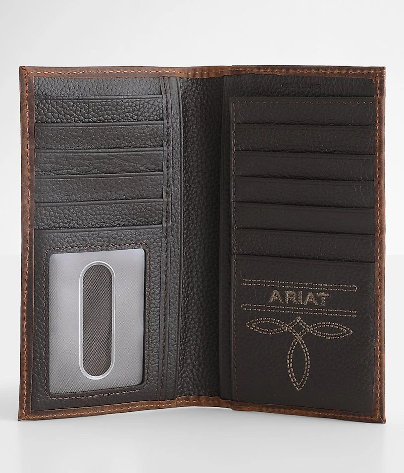 Rodeo Flag Leather Wallet
