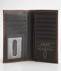 Rodeo Flag Leather Wallet