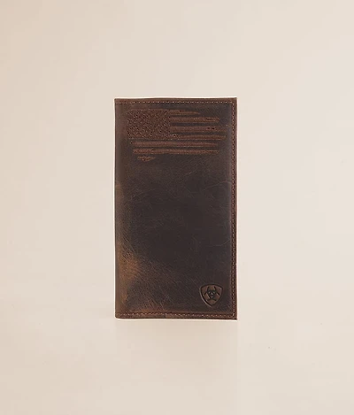 Rodeo Flag Leather Wallet
