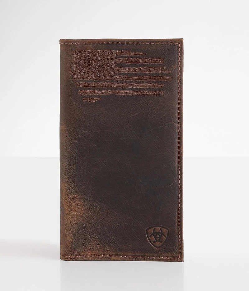 Rodeo Flag Leather Wallet