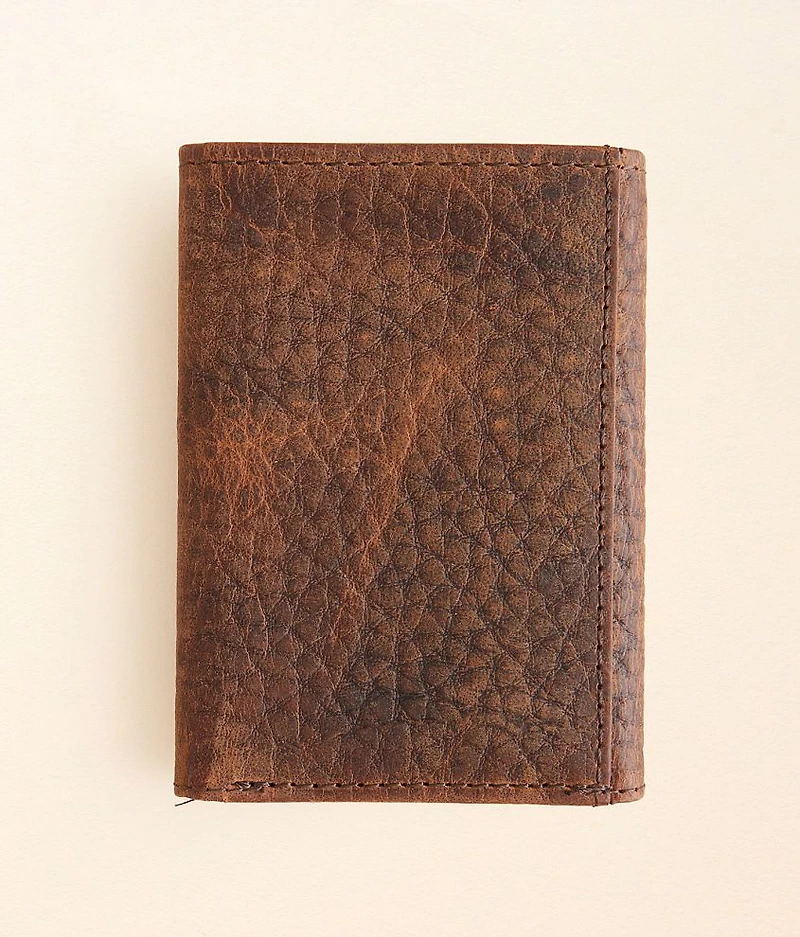 Textured Leather Wallet