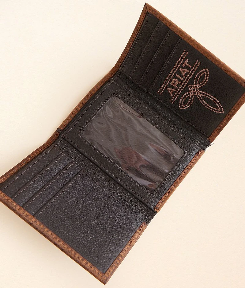 Textured Leather Wallet