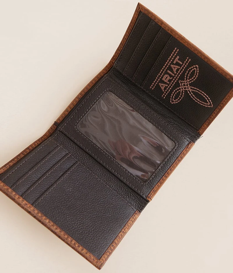 Textured Leather Wallet