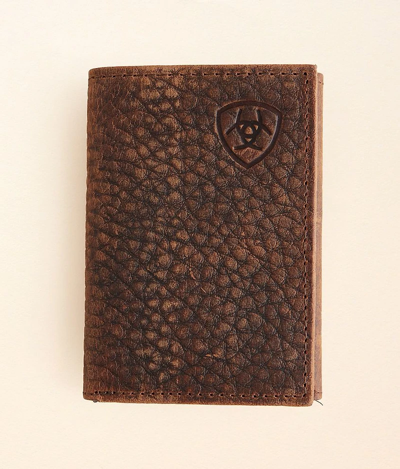 Textured Leather Wallet