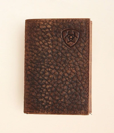 Textured Leather Wallet