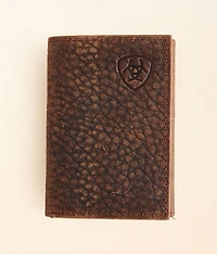 Textured Leather Wallet