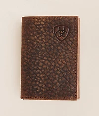 Textured Leather Wallet