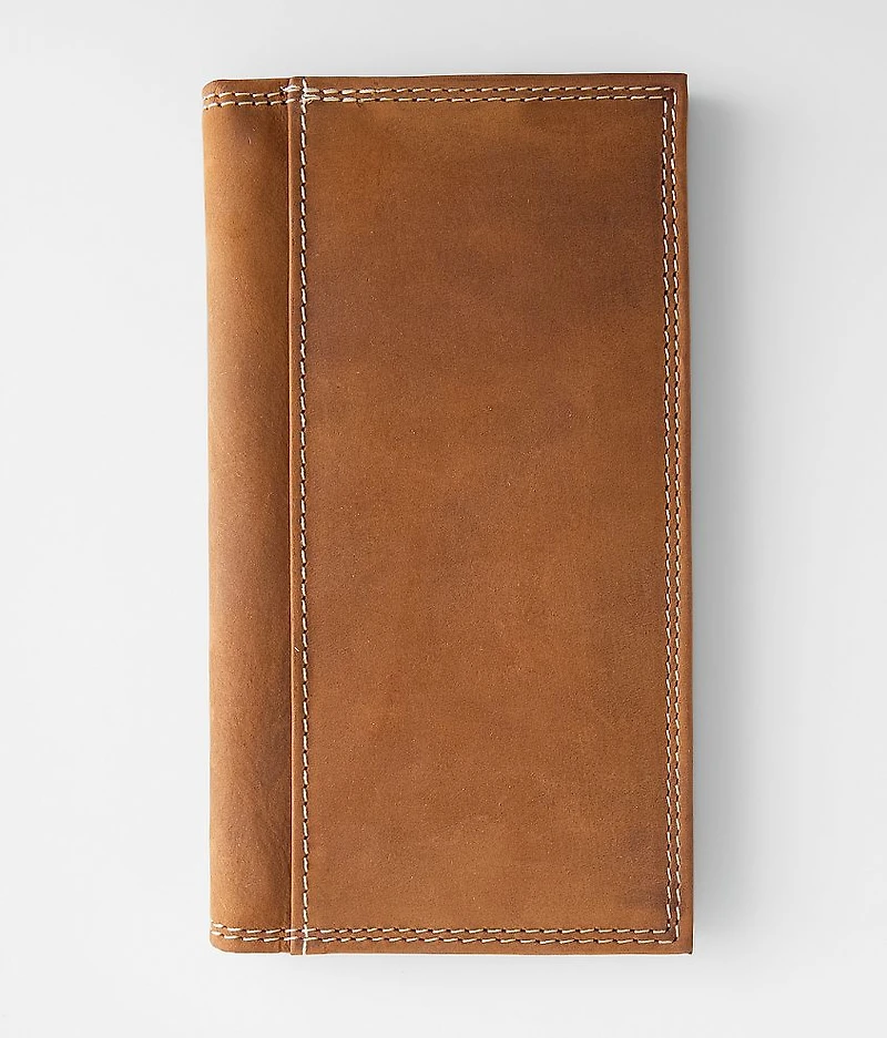 Leather Rodeo Checkbook Wallet