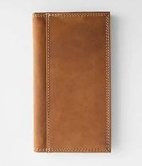 Leather Rodeo Checkbook Wallet