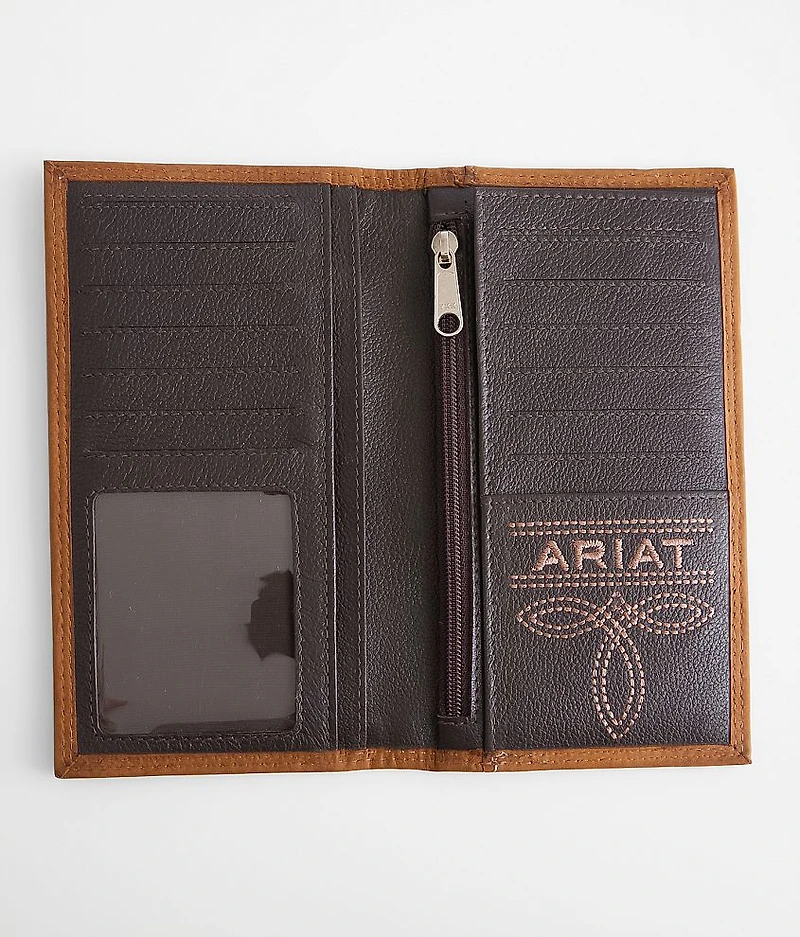 Leather Rodeo Checkbook Wallet
