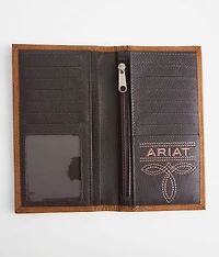 Leather Rodeo Checkbook Wallet