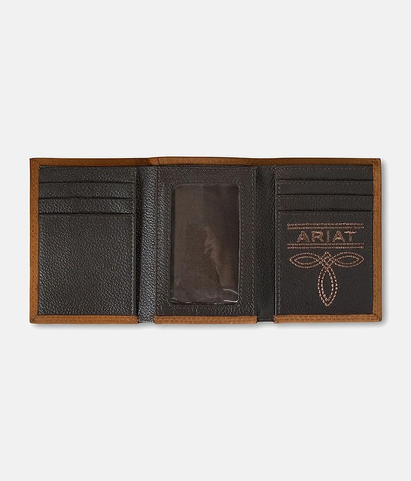 Embossed Leather Wallet