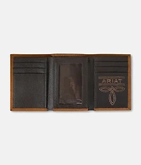 Embossed Leather Wallet