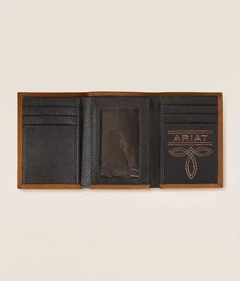 Embossed Leather Wallet