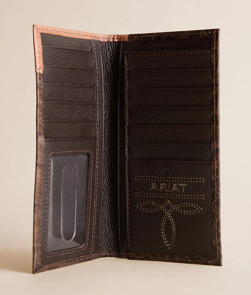 Croc Western Rodeo Leather Wallet