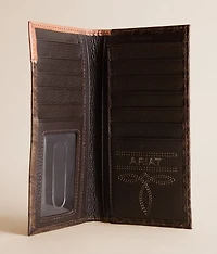 Croc Western Rodeo Leather Wallet