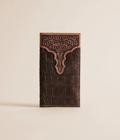 Croc Western Rodeo Leather Wallet