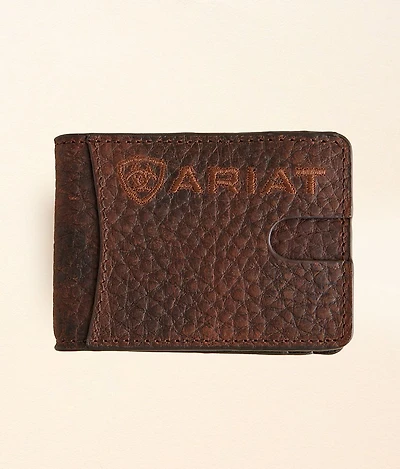Money Clip Leather Wallet