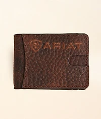Money Clip Leather Wallet
