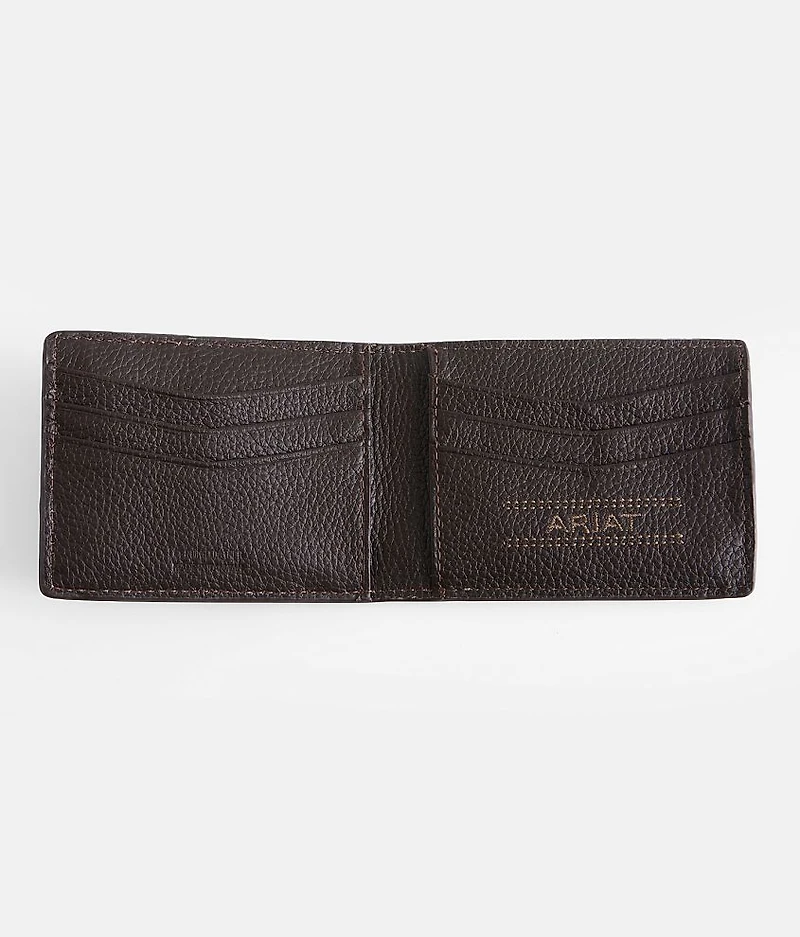 Southwestern Leather Money Clip Wallet