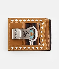 Southwestern Leather Money Clip Wallet