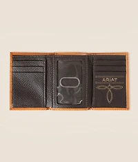 Tooled Leather Wallet
