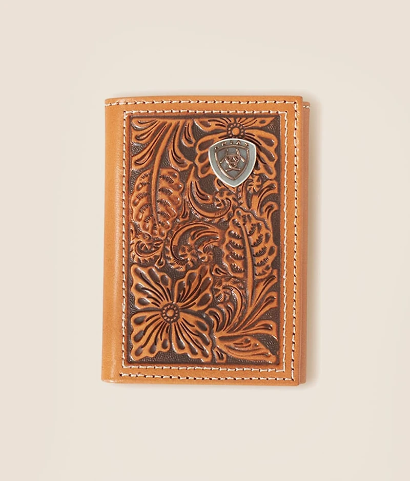 Tooled Leather Wallet