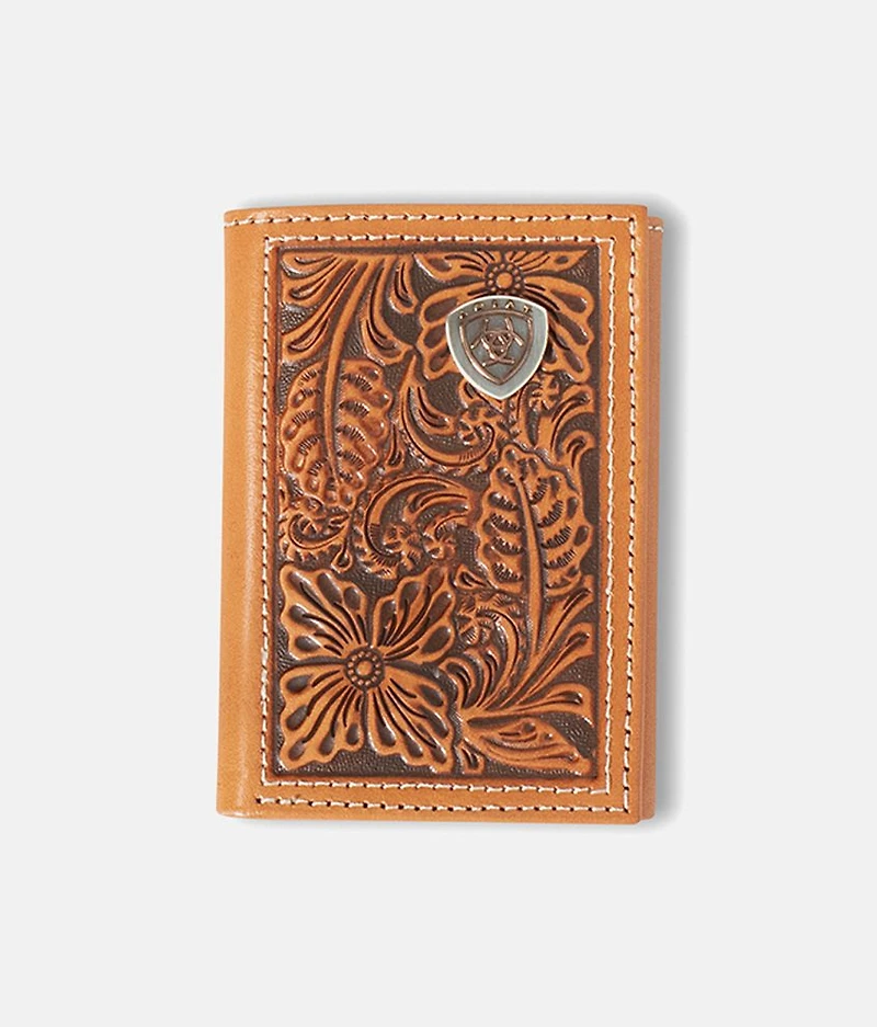 Tooled Leather Wallet