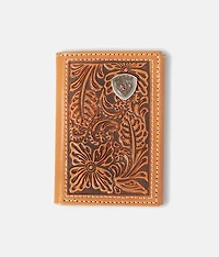 Tooled Leather Wallet