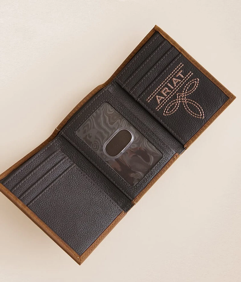 Tooled Leather Wallet