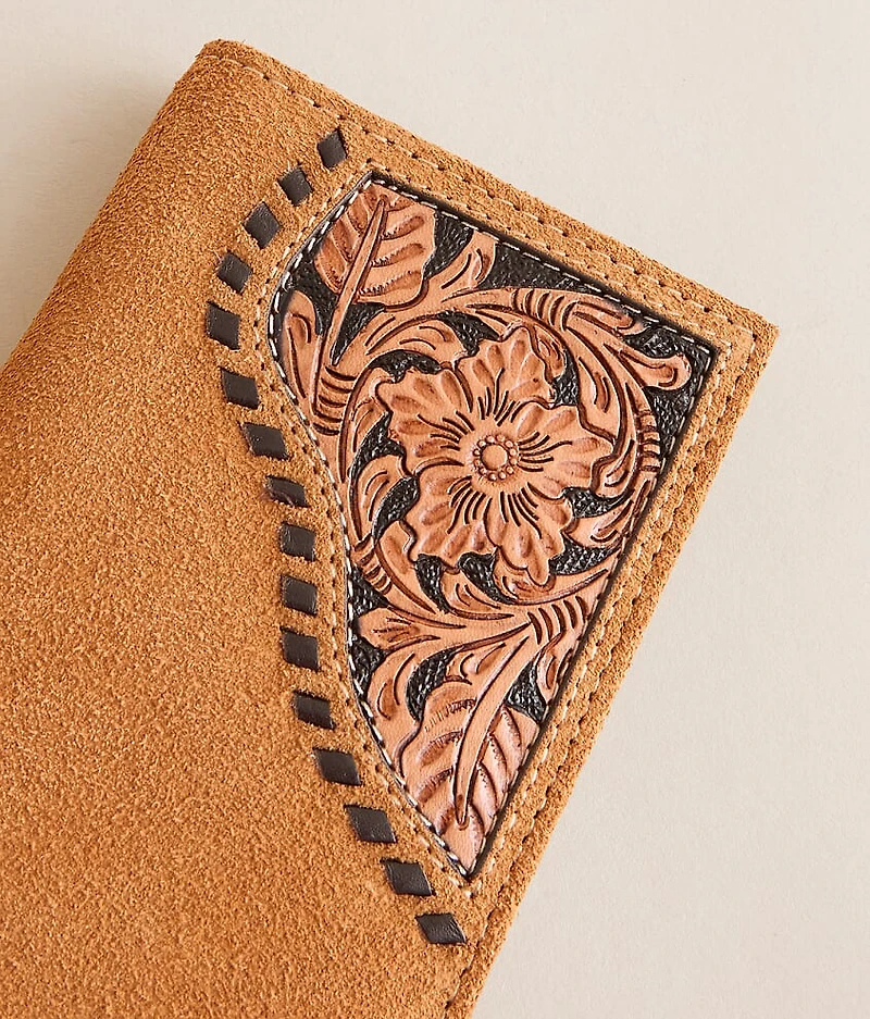 Tooled Rodeo Leather Wallet